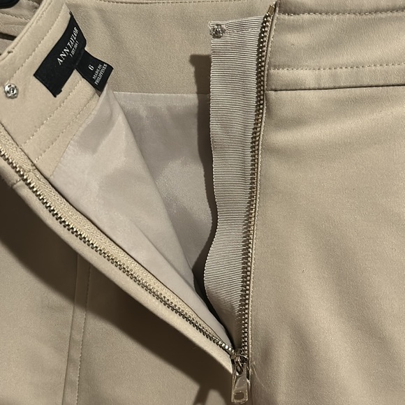 Ann Taylor, Tan Mini Skirt, Size 6 - Picture 3 of 4